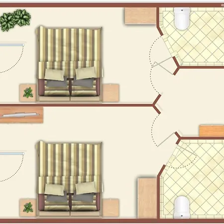 Apartment Doppelzimmer Rondell, Direkt Am Alten Strom *